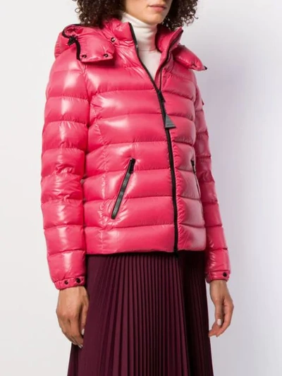 Shop Moncler Puffer Jacket In Pink