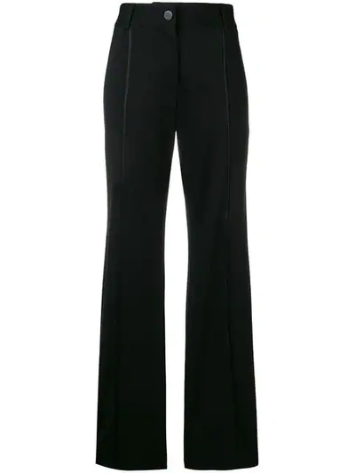 Shop Loewe Piping Jersey Trousers In Black