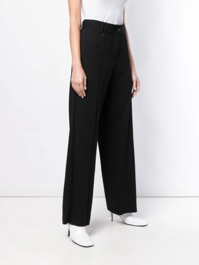 LOEWE PIPING JERSEY TROUSERS - 黑色