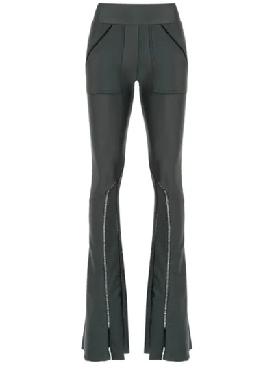 ANDREA BOGOSIAN FLARED TROUSERS - 绿色