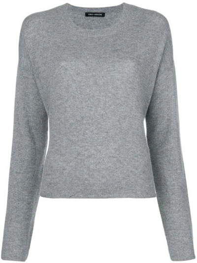 Shop Iris Von Arnim Knit Sweater - Grey