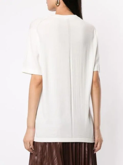 Shop The Row Darcia Oversized T-shirt In White