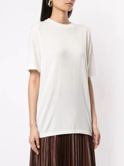Shop The Row Darcia Oversized T-shirt In White