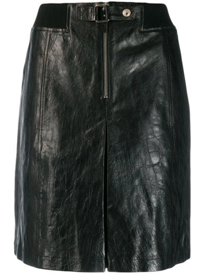 Shop A.p.c. High Waisted Skirt In Black