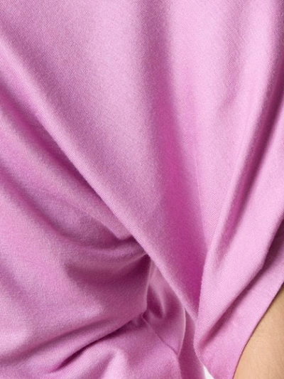 Shop Tufi Duek Tied Blouse In Pink