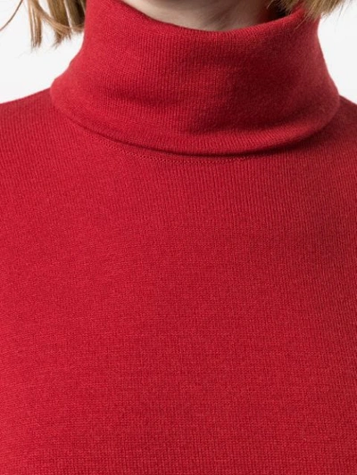 Shop Indress Turtleneck Sweater In Red