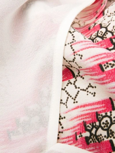 Shop Isabel Marant Abstract Print Midi Dress In Pink