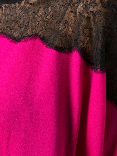 Shop Valentino Scalloped Lace Top - Pink