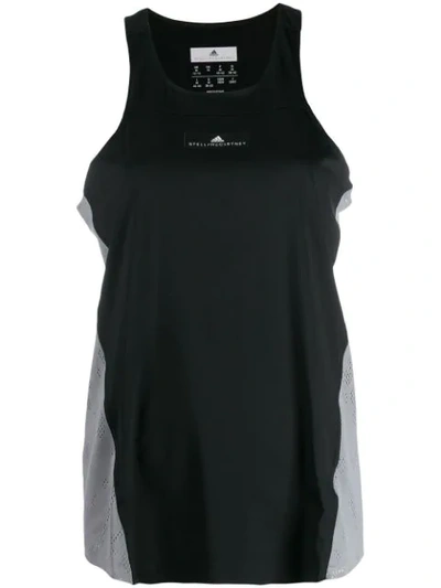 Shop Adidas By Stella Mccartney Perforated Details Tank Top In Black