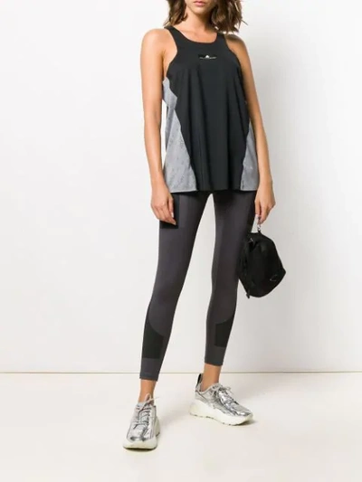 Shop Adidas By Stella Mccartney Perforated Details Tank Top In Black