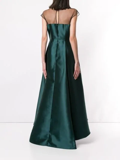 Shop Sachin & Babi Regina Gown In Forest Green