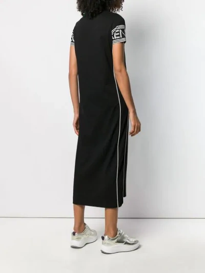 Kenzo black midi 2024 sport t-shirt dress