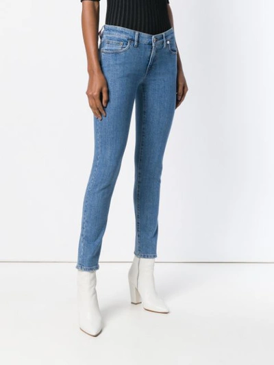 Shop Miu Miu Cropped Skinny Jeans - Blue