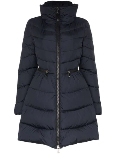 Shop Moncler Mirielon Quilted-down Coat In Blue