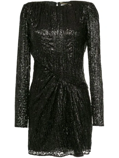 Shop Saint Laurent Fitted Party Dress In Black
