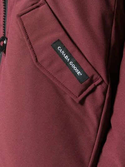 Shop Canada Goose Rossclair Padded Parka In Red