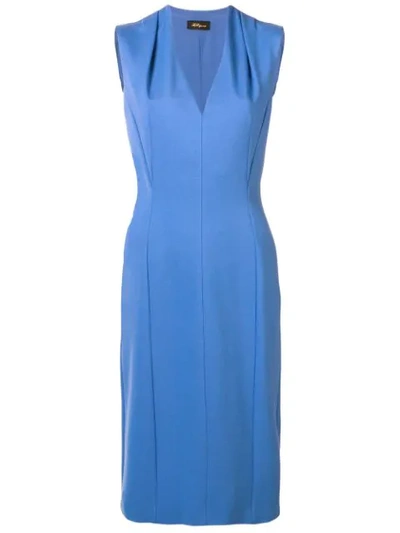 Shop Les Copains Sleeveless Dress In Blue