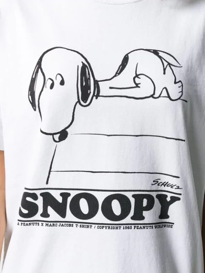 Shop Marc Jacobs X Peanuts® Snoopy Print T-shirt In Neutrals