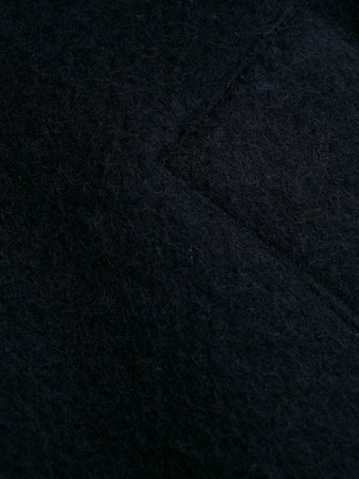 Shop Aspesi Double Breasted Wool Coat In Blue