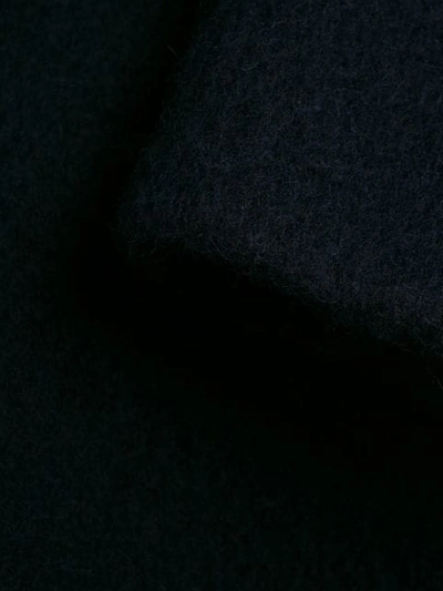 Shop Aspesi Double Breasted Wool Coat In Blue