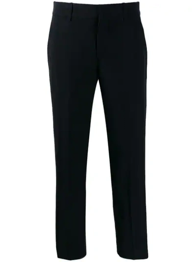 Shop Vince Cropped Trousers In Black