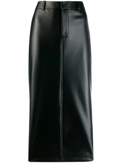 Shop Alexander Wang Pencil Midi Skirt In Black