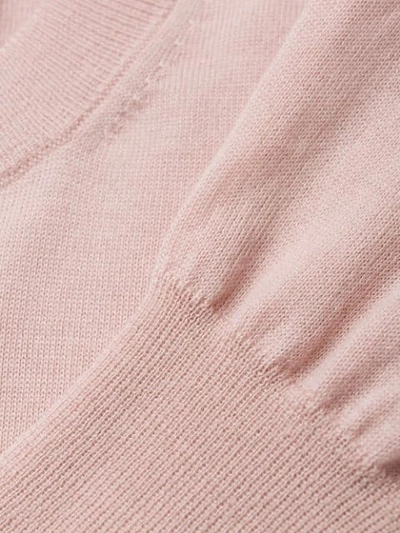 Shop Forte Forte Fine-knit Bodysuit In Pink