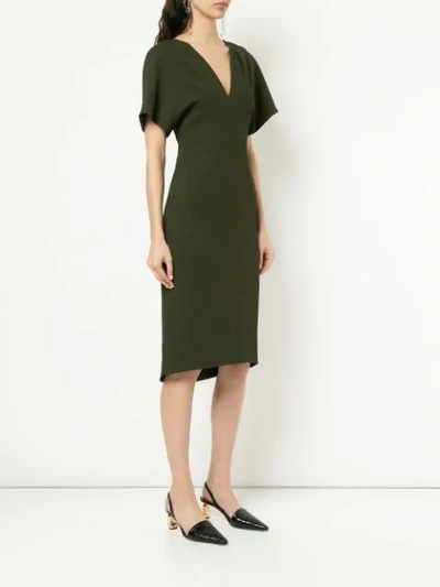 Shop Ginger & Smart Endure Fitted Dress - Green
