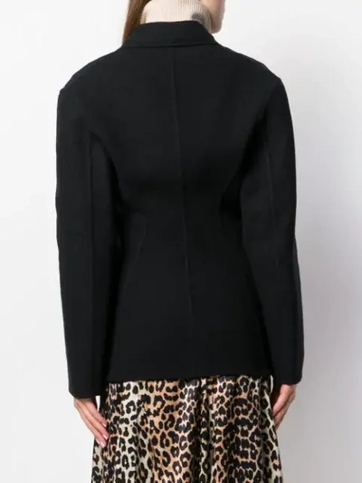 Shop Jacquemus Sabe Double-breasted Blazer In Black
