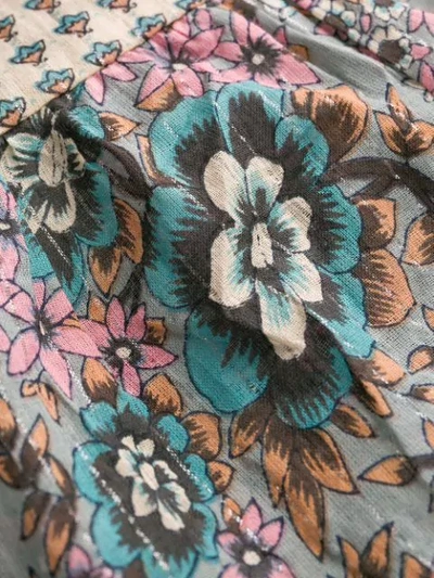 Shop Antik Batik Floral Tiered Dress In Neutrals