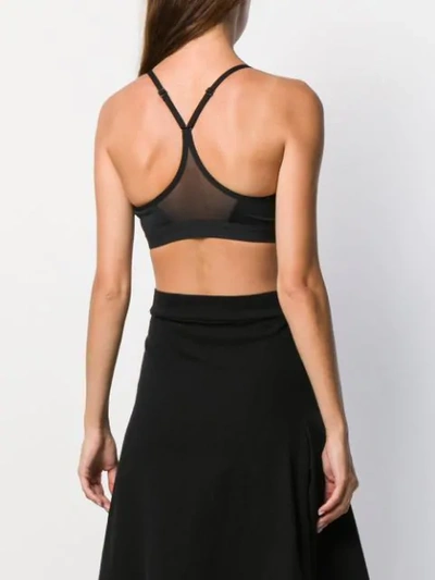 Shop Alyx Swoosh Performance Sports Bra In Black