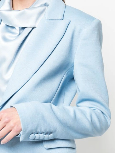 Shop Adam Lippes Slim-fit Blazer In Blue