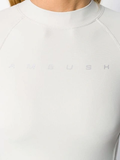 Shop Ambush Logo Scuba Top In Grey