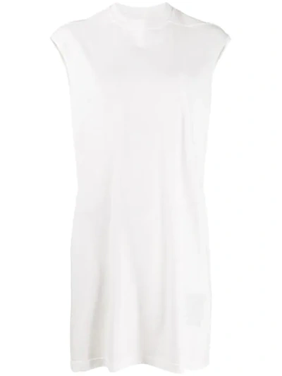 Shop Rick Owens Drkshdw Long Line Vest In White