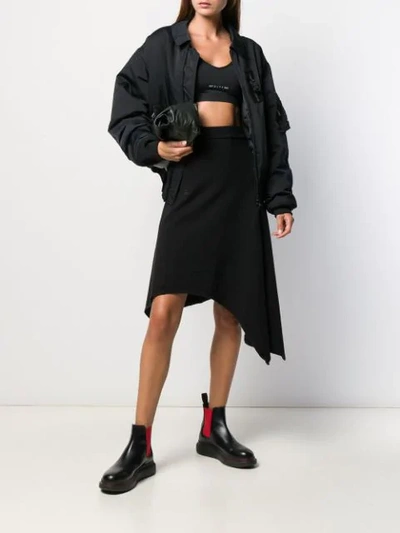 Shop Alyx Pocket Sleeve Bomber Jacket In Black