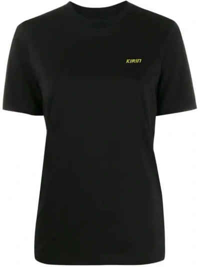 Shop Kirin Chest Logo T-shirt In Black