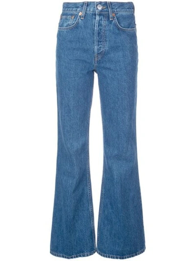 Shop Re/done Straight-leg Jeans In Blue