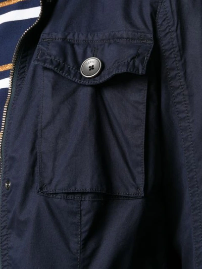 Shop Herno Blue Lightweight Jacket