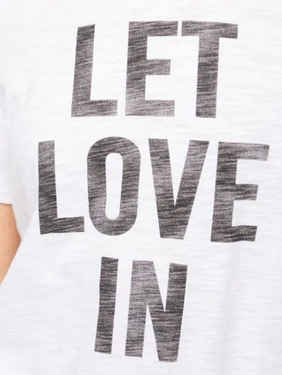 Shop Cinq À Sept Let Love In T-shirt In White