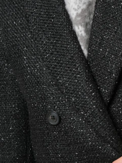 Shop Amiri Tweed-blazer In Black