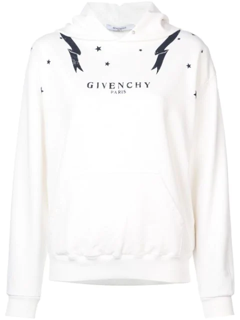 Givenchy Graphic Print Star Hoodie In 