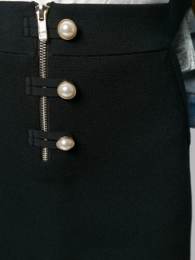 Shop Sandro High-waisted Short Skirt In Black