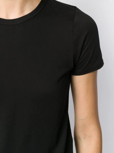 Shop Veronica Beard Fitted T-shirt In Black