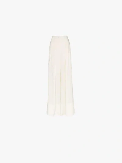 Shop Jacquemus Wide-leg Trousers In White