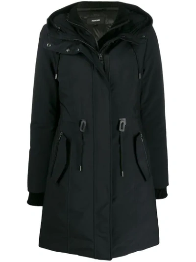 Shop Mackage Hooded Parka In Black