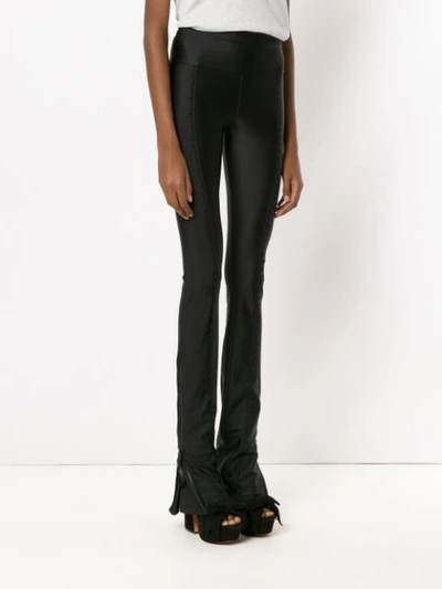 Shop Andrea Bogosian Skinny Trousers In Black