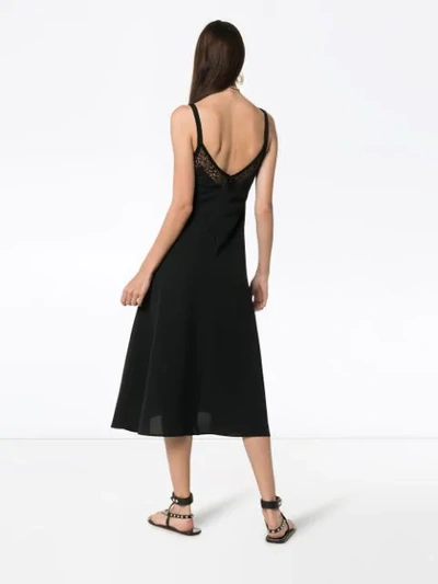Shop Beaufille Palici Midi Dress In Black