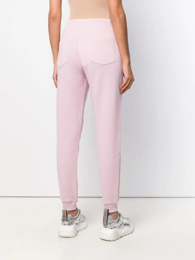 Shop Kenzo Tapered Track Pants In Pink