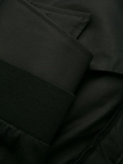 AGANOVICH RUFFLED SHIRT DRESS - 黑色