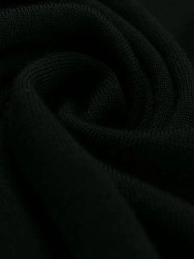 Shop Aspesi Turtleneck Fine Knit Jumper In Black